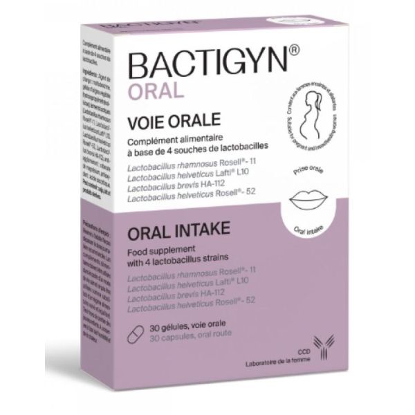 Bactigyn Oral 30 gélules