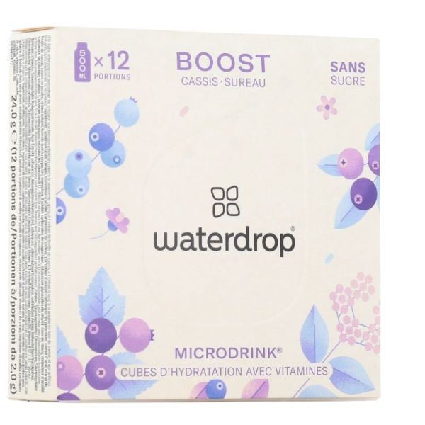 Microdrink Boost Cassis Sureau x12