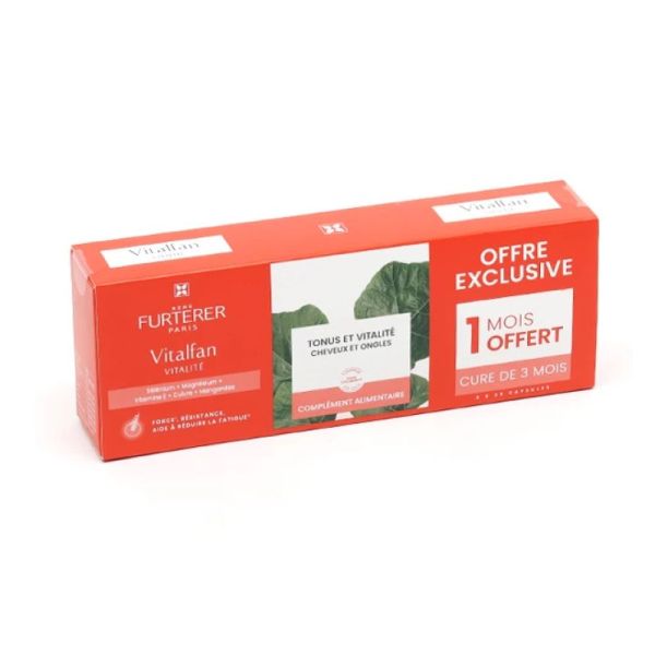 Vitalfan vitalité cheveux & ongles 3x30 capsules