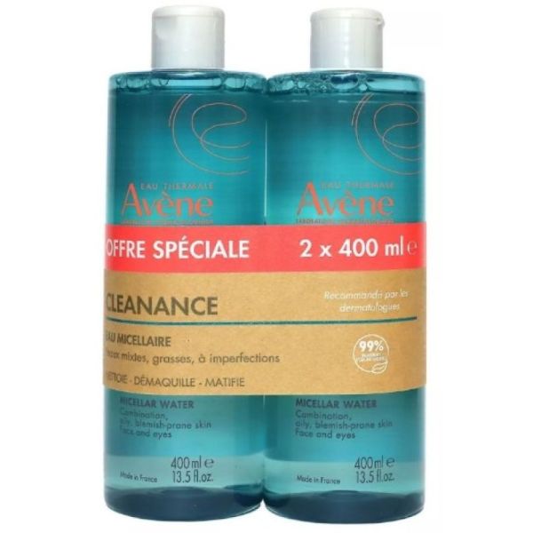 Cleanance Eaux micellaires 2x400ml