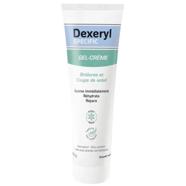 Dexeryl Spécific Gel-crème brûlures & coups de soleil  150g