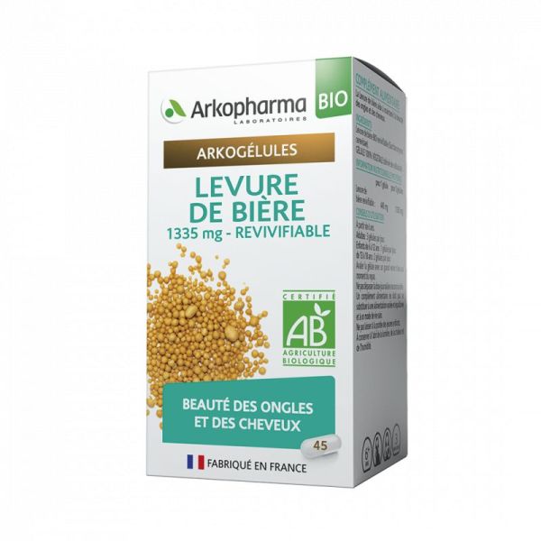 Arkogélules - Levure de bière BIO - 45 gélules