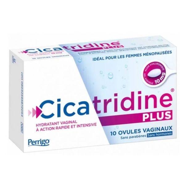 Cicatridine Plus 10 ovules vaginaux