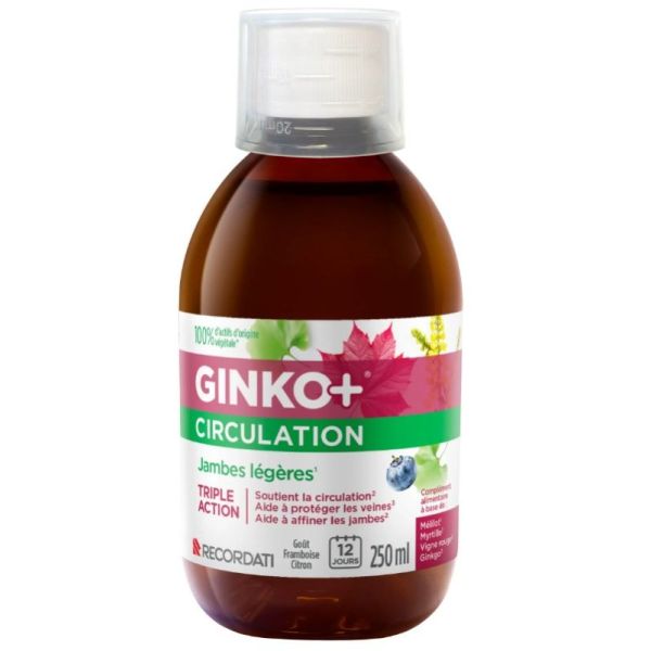 Ginko+ Circulation Jambes Lourdes 250ml