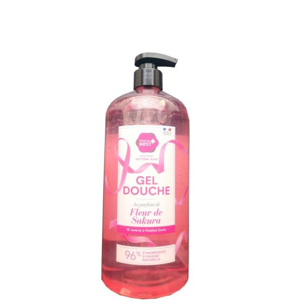 Gel Douche Fleur de Sakura 1L Octobre Rose