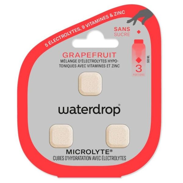 Microlyte cubes hydratation