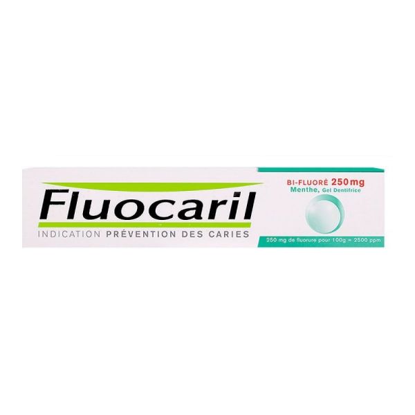 Dentifrice gel bi-fluoré menthe 75ml