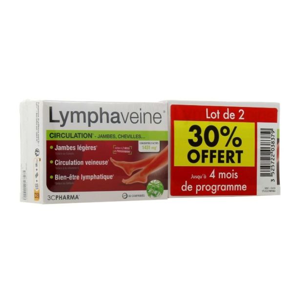 Lymphaveine comprimés 2X60 comprimés