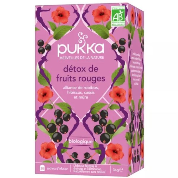 Tisane Détox de Fruits rouges 20 sachets