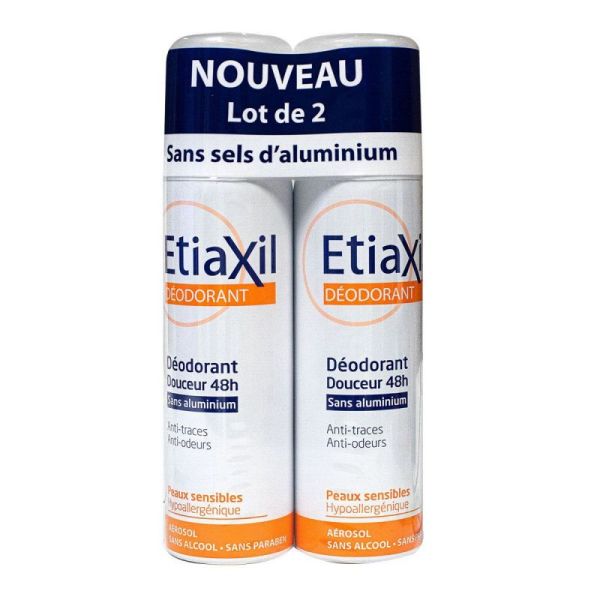 Déodorant douceur 48h 2x150ml