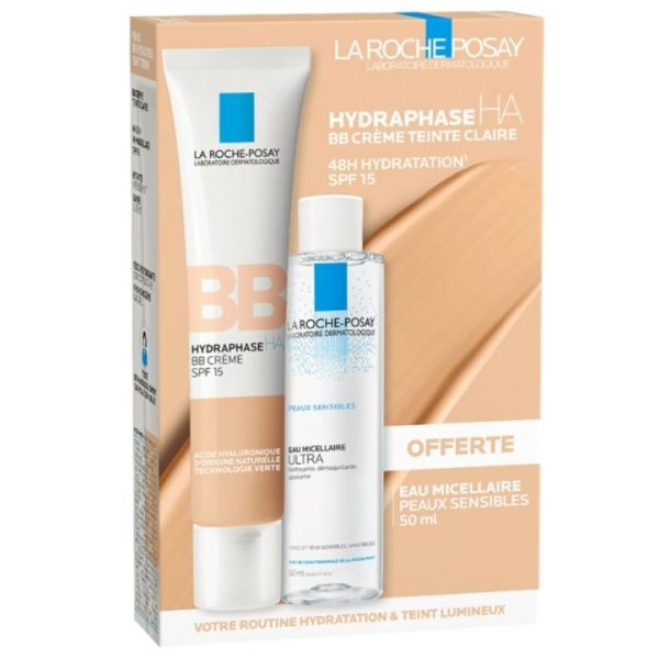 Hydraphase HA BB Crème SPF15 40 ml + Eau Micellaire 50 ml Offerte