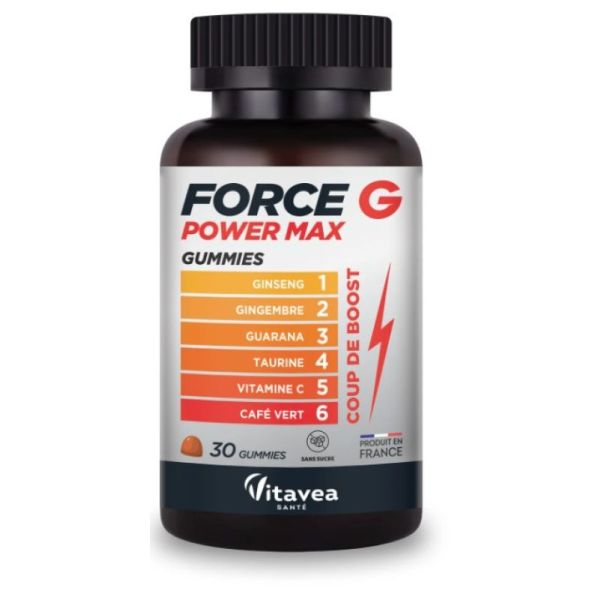 Force G Power Max 30 Gummies Saveur Cola