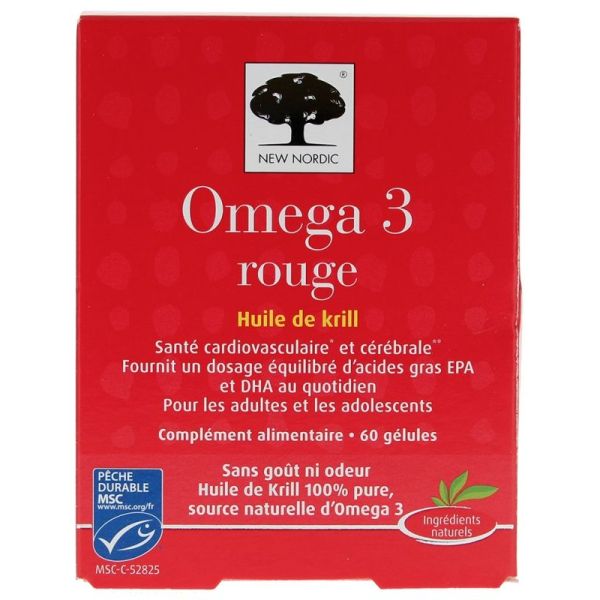 Omega 3 Rouge 60 Gélules