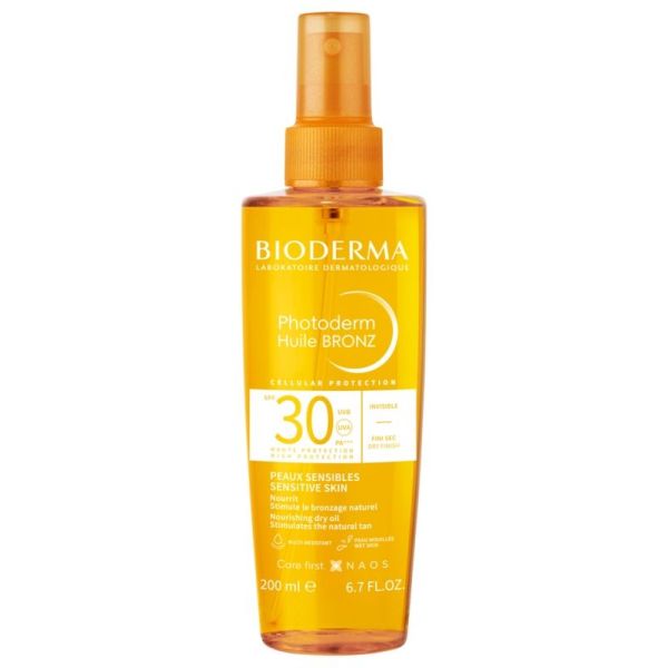 Photoderm Huile Bronz SPF30 Huile Sèche 200 ml