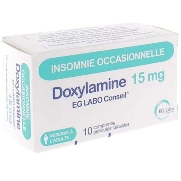 Doxylamine 15 mg Conseil 10 comprimés