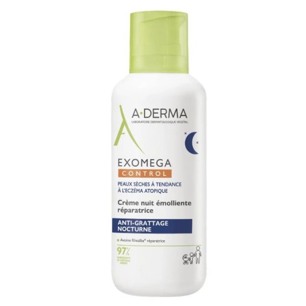 Exomega Control Crème Nuit Emolliente Réparatrice 400ml