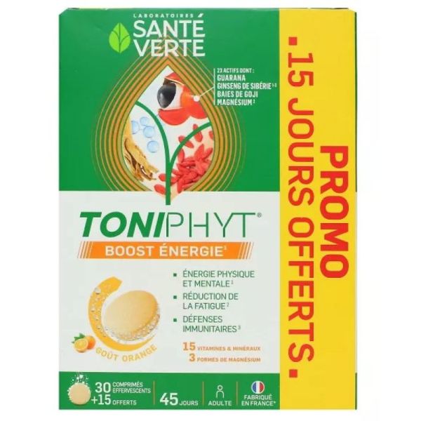 Toniphyt Boost énergie 45 comprimés