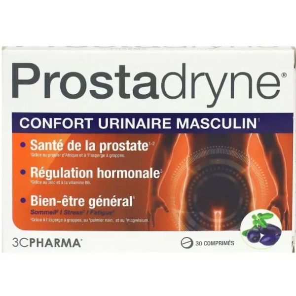 Prostadryne confort urinaire masculin 30 comprimés