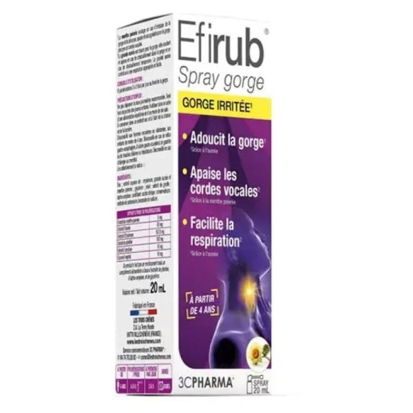 Efirub Spray Gorge  20ml