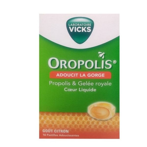 Oropolis Cœur liquide Propolis & Gelée royale 16 pastilles