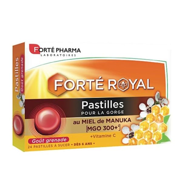 Forté Royal Pastilles Miel de Manuka Goût Grenade