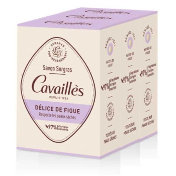 Savon Solide Délice de Figue 3x200g