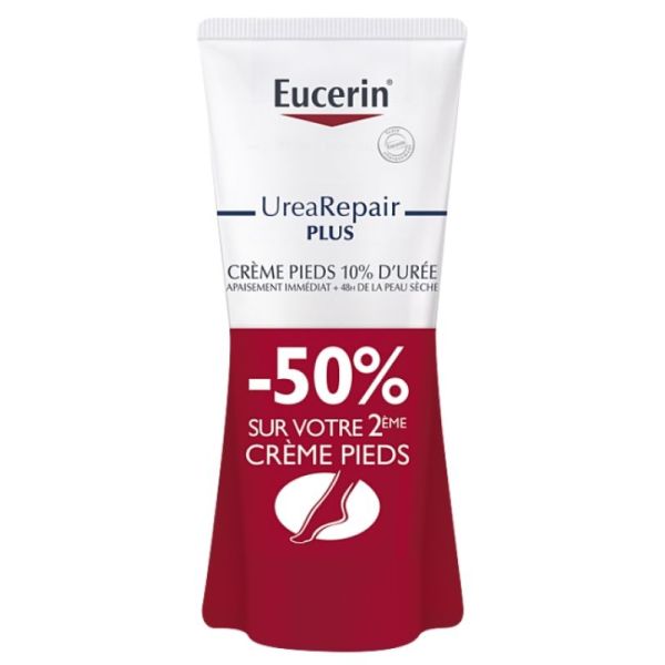 UreaRepair Plus - Crème pieds réparatrice 10% d'urée 2x100ml