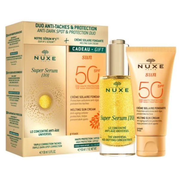 Duo Anti-taches Protection 30 ml + Crème Solaire Fondante Haute Protection 50 ml