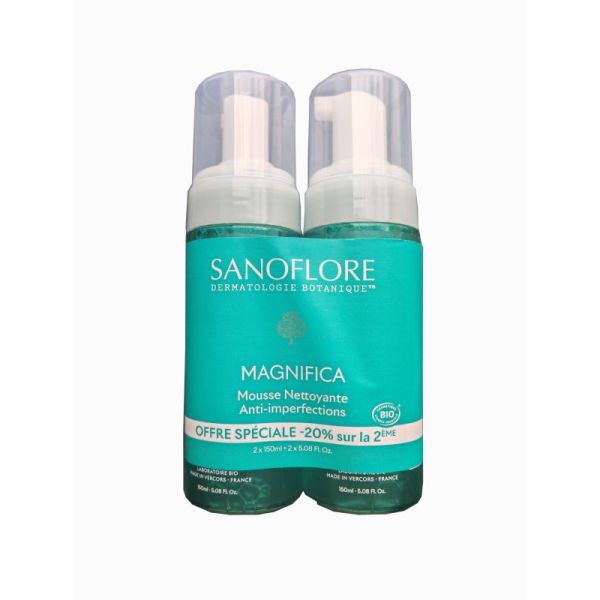 MAGNIFICA DUO MOUSSE NETTOYANTE 2*150 ML