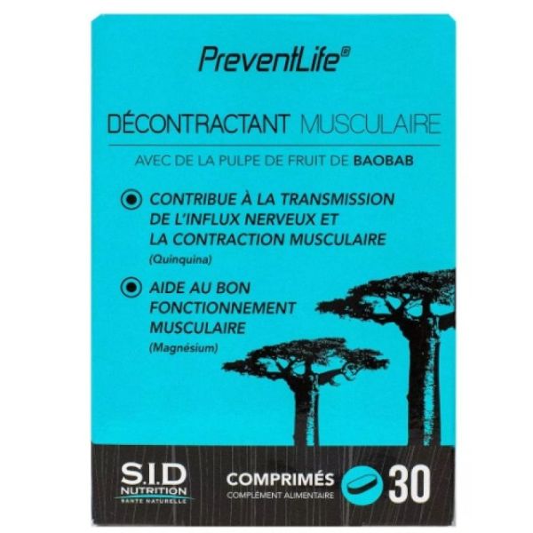 PreventLife Décontractant Musculaire