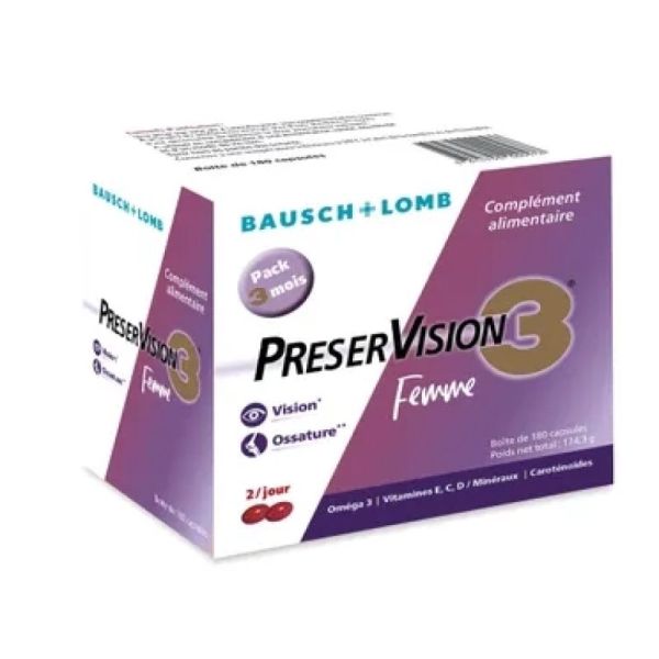 Preservision 3 Femme - 180 Capsules