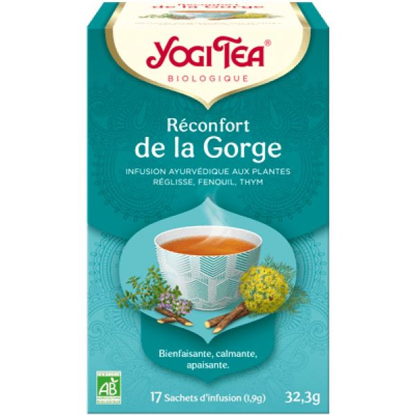 Réconfort de la Gorge - Infusion Bienfaisante, Calmante, Apaisante - 17 sachets