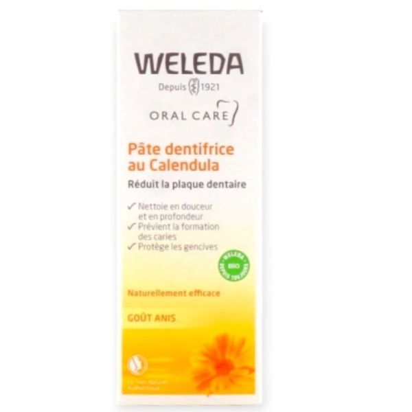 Pâte dentifrice au calendula 75ml