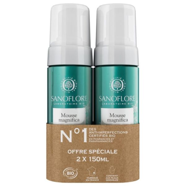 Mousse Magnifica Nettoyante Purifiante - 2x150 ml