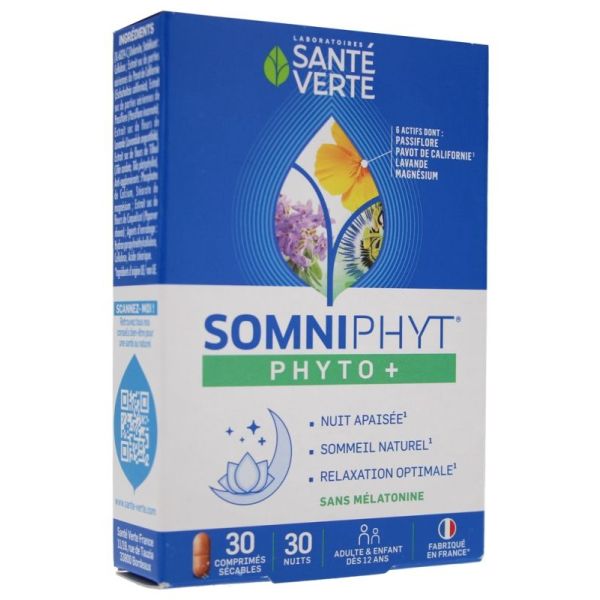 Somniphyt Phyto+ 30 Comprimés Sécables