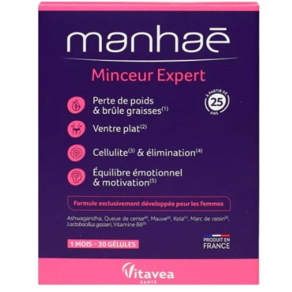 Manhaé Minceur Expert 30 Gélules