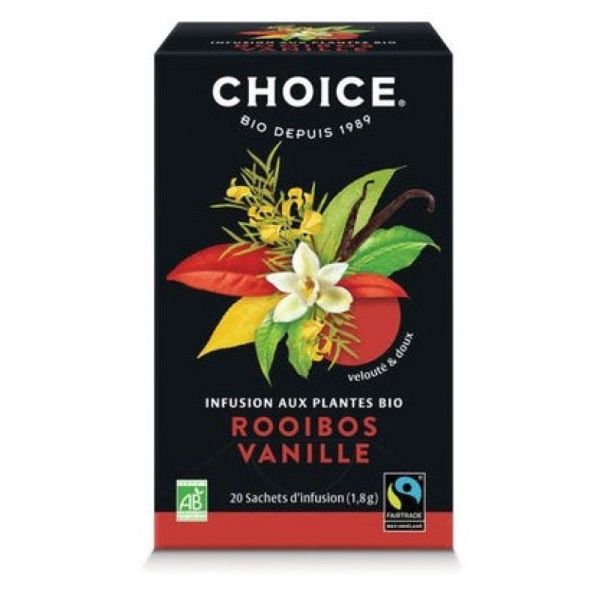 Infusion bio Rooibos Vanille 20 sachets