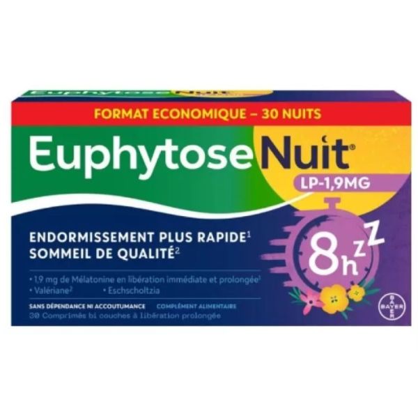 Euphytose Nuit LP 1,9 mg 30Cp