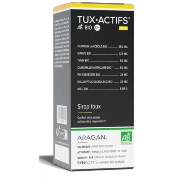 TuxActifs BIO 3+ - Sirop 125 ml