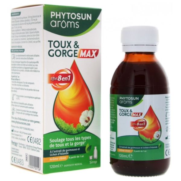 Sirop Toux et Gorge Max 8en1 120ml