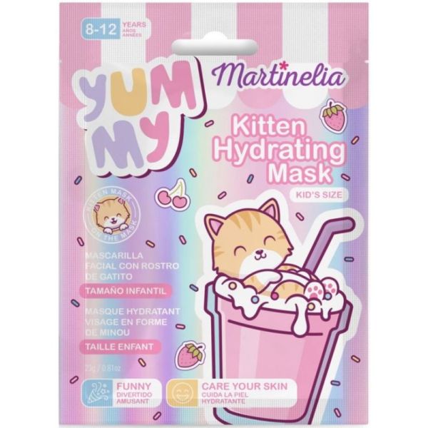 Masque tissu hydratant 8-12 ans chat