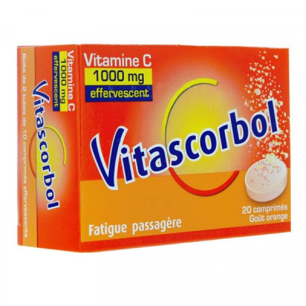 Vitascorbol Vitamine C 1000mg Comprimes Effervescents