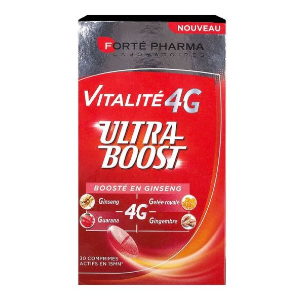 Vitalité 4G ultra boost 30 comprimés