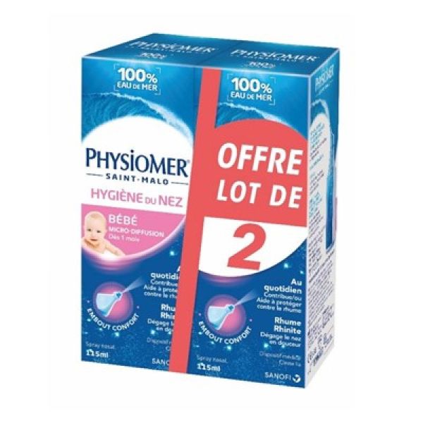 Spray nasal Nourrissons - Lot de 2