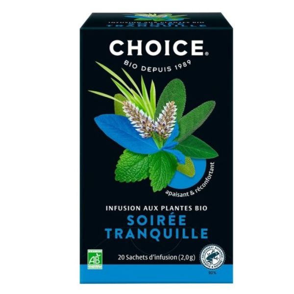 Infusion bio Soirée Tranquille 20 sachets