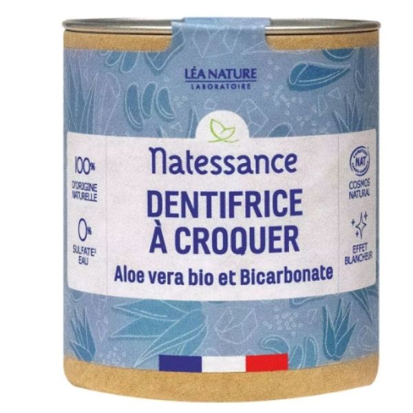 Dentifrice à Croquer Blancheur - Aloe Vera BIO & Bicarbonate